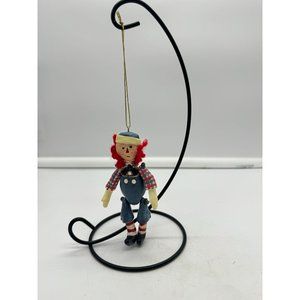 Vintage Raggedy Andy Christmas Ornament S & S 1998